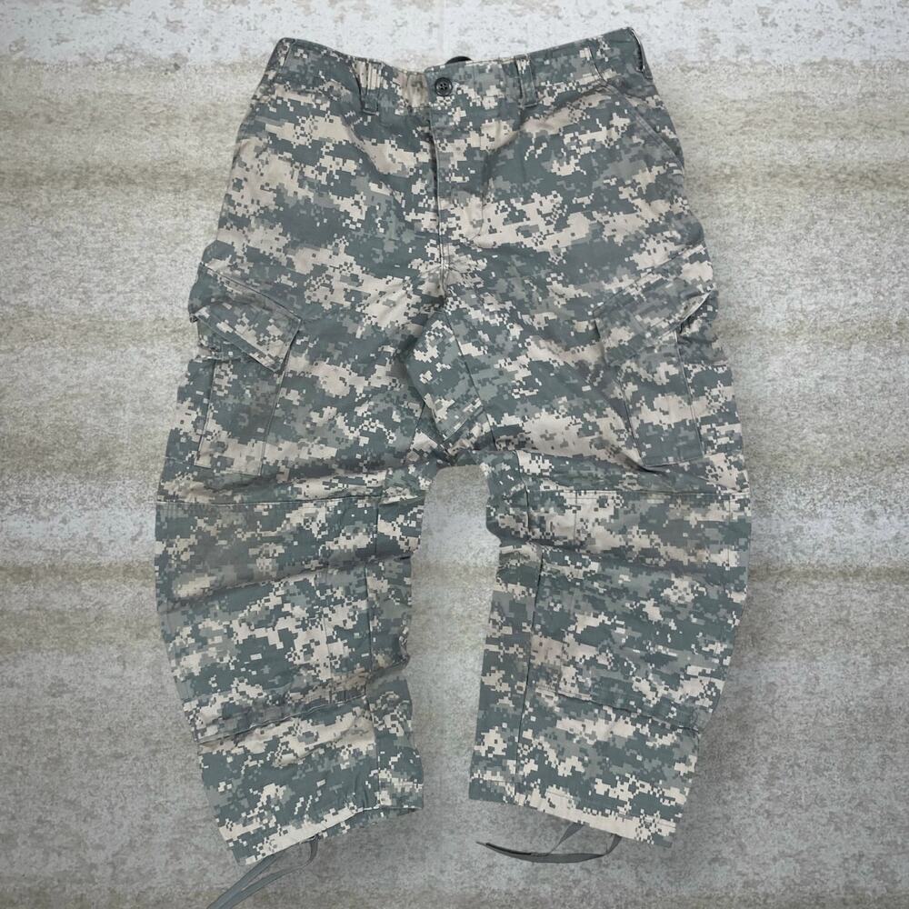 Vintage 90s Military Tactical Pants 32x26 Baggy Wide Leg Digital Camo Medium - Picture 2 of 8